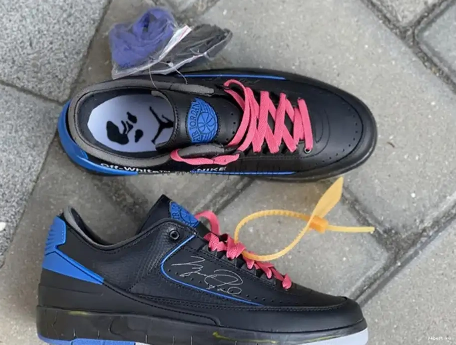 blue x materials Air Jordan ship God Low 2 ready OFF-WHITE retail to PK 0513